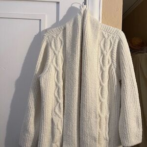 Barefoot Dreams Cream Cozy Cardigan